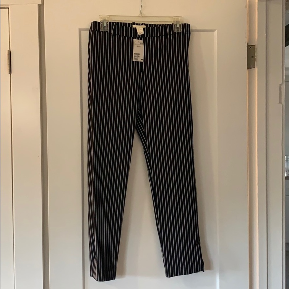 H&M pin stripe work pants